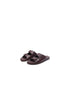 Marathokampos Double-Buckle Slim Slide for Men - Leather Buckle Slides