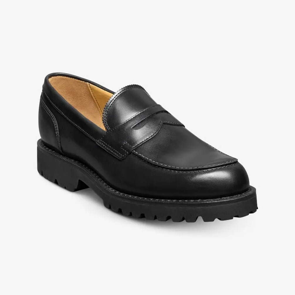 Mandatoriccio Commando Lug Penny Loafer for Men - Rugged Leather Penny Loafers
