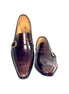 Modena Deep-Patina Plain-Toe Single Monk Strap for Men - Hand-Burnished Leather Dress Shoes
