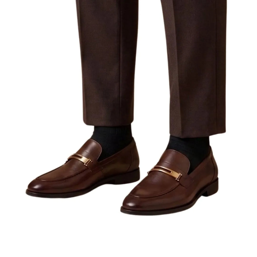 Montescheno Lug-Sole Bit Bit Loafer for Men - Chunky Bit Loafers
