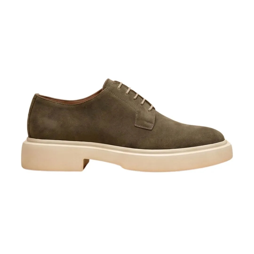 Monteviale Suede Platform Derby for Men - Suede Derby Shoes