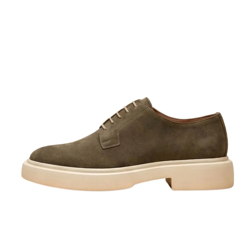 Monteviale Suede Platform Derby for Men - Suede Derby Shoes