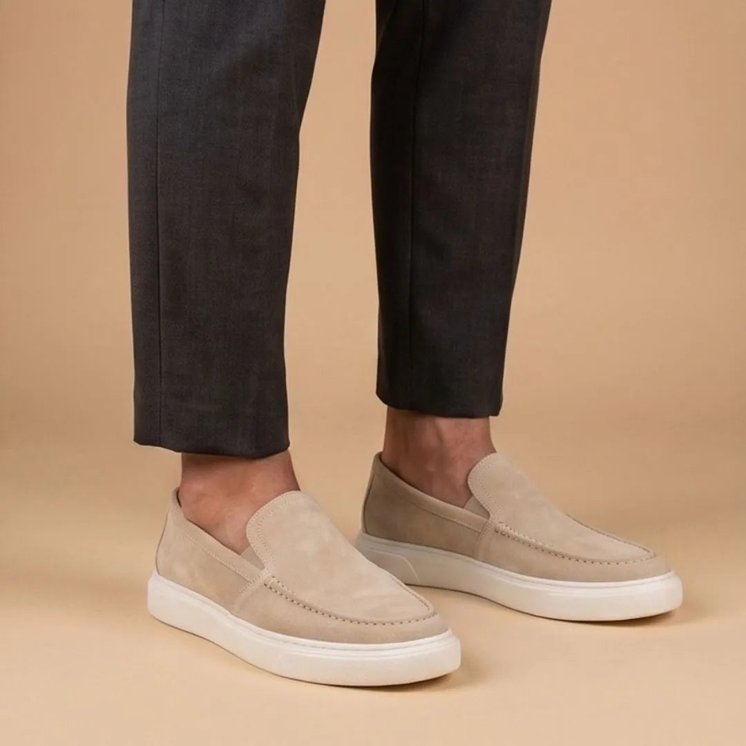 Mossano Suede Slip-On Sneaker for Men - Suede Slip-On Sneakers