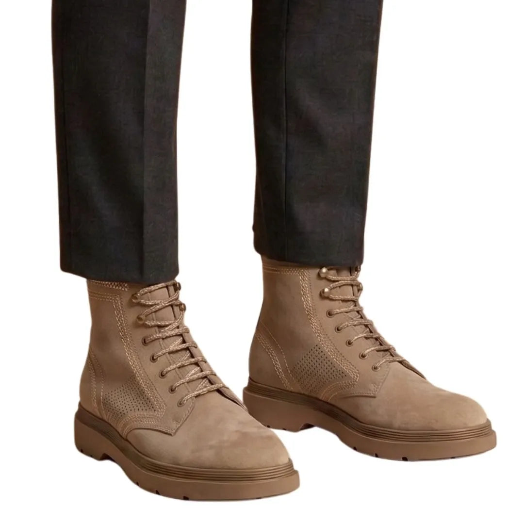 Mussolente Suede Lace-Up Lace-Up Boot for Men - Suede Lace-Up Boots