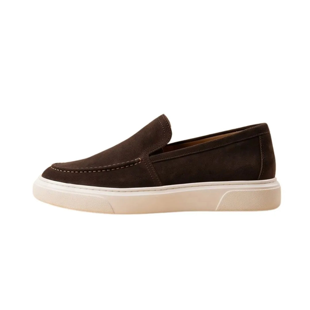 Malo Dark Suede Slip-On Sneaker for Men - Suede Slip-On Sneakers