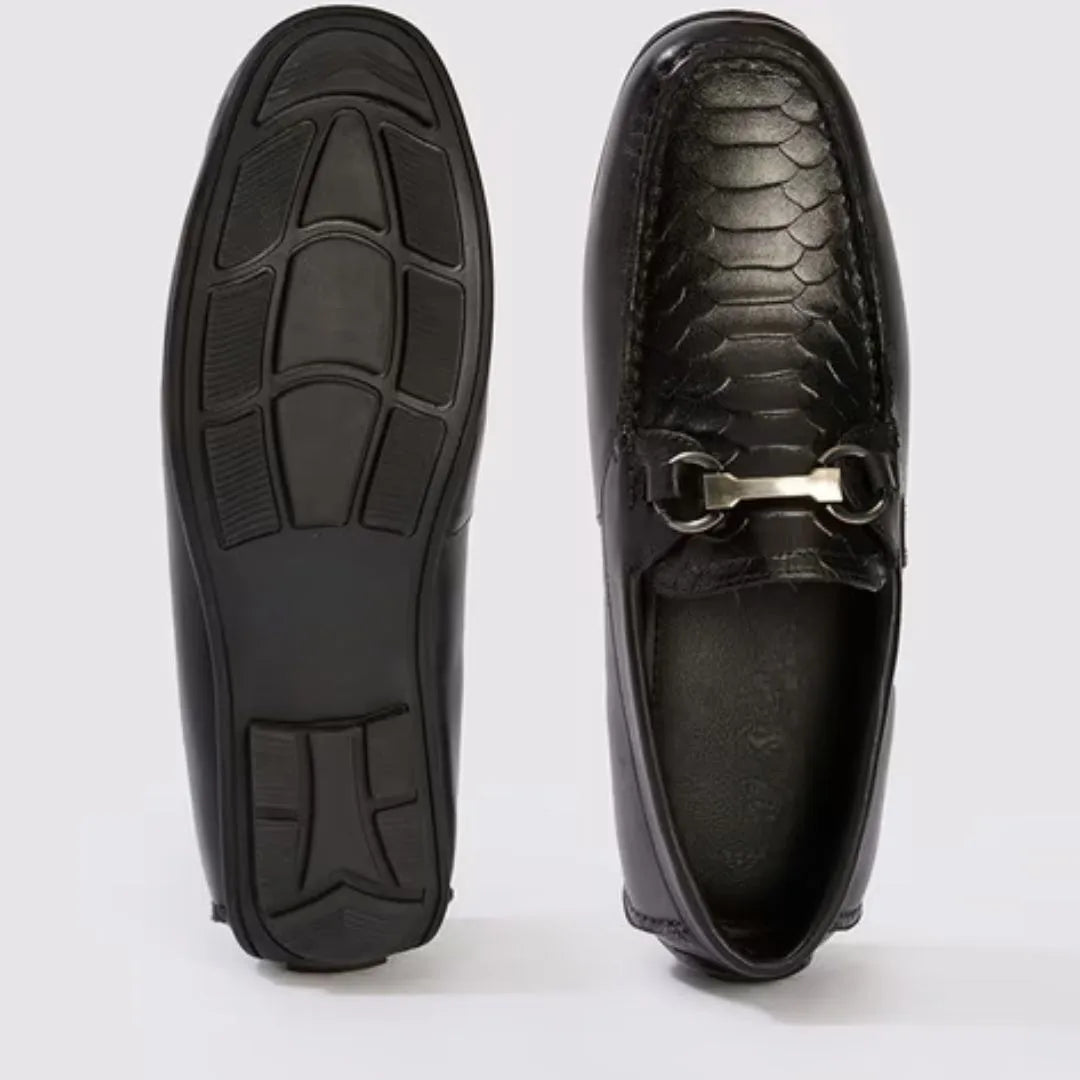 Mazaricos Snake Driver Driving Loafer for Men - Snake-Embossed Driving Loafers
