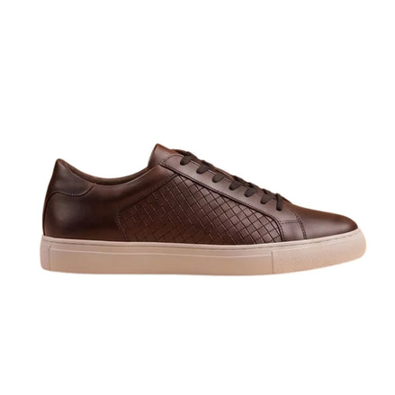 Marostega Perforated Court Sneaker for Men - Perforated Leather Sneakers