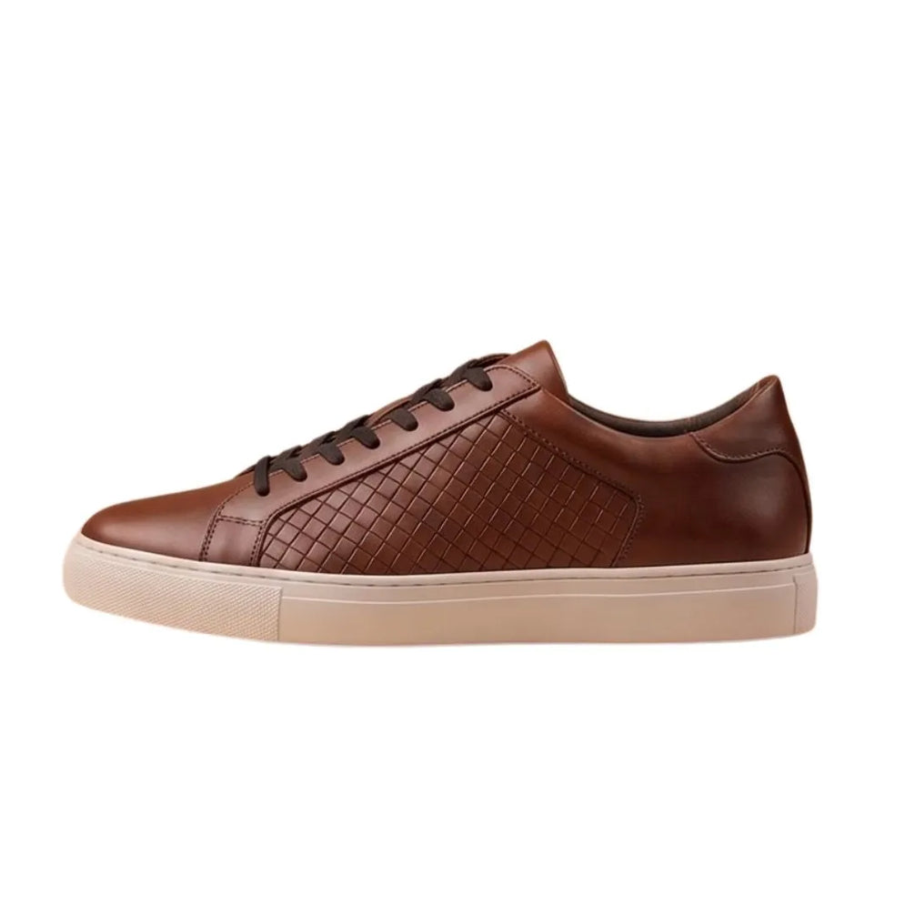 Monfumo Smooth Court Sneaker for Men - Leather Court Sneakers