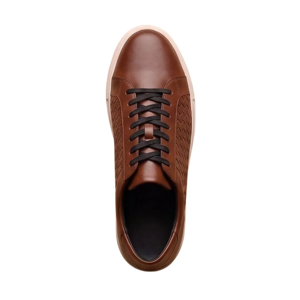 Monfumo Smooth Court Sneaker for Men - Leather Court Sneakers