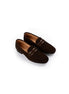 Meliana Suede Double-Bar Slip-On Loafer for Men - Suede Slip-On Loafers