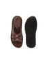Mavrovouni Criss-Cross Slide for Men - Leather Criss-Cross Slides