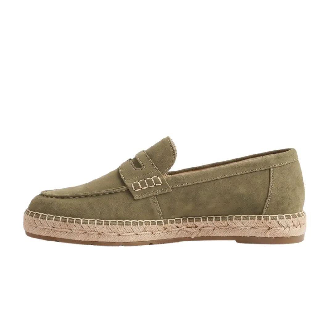 Meugliano Suede Penny Espadrille for Men - Suede Espadrille Loafers