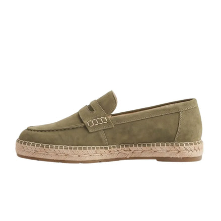 Meugliano Suede Penny Espadrille for Men - Suede Espadrille Loafers