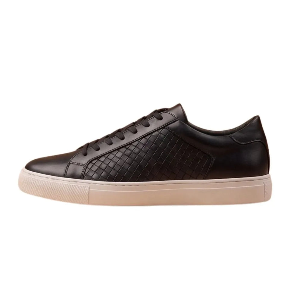 Morgano Grain Court Sneaker for Men - Leather Court Sneakers