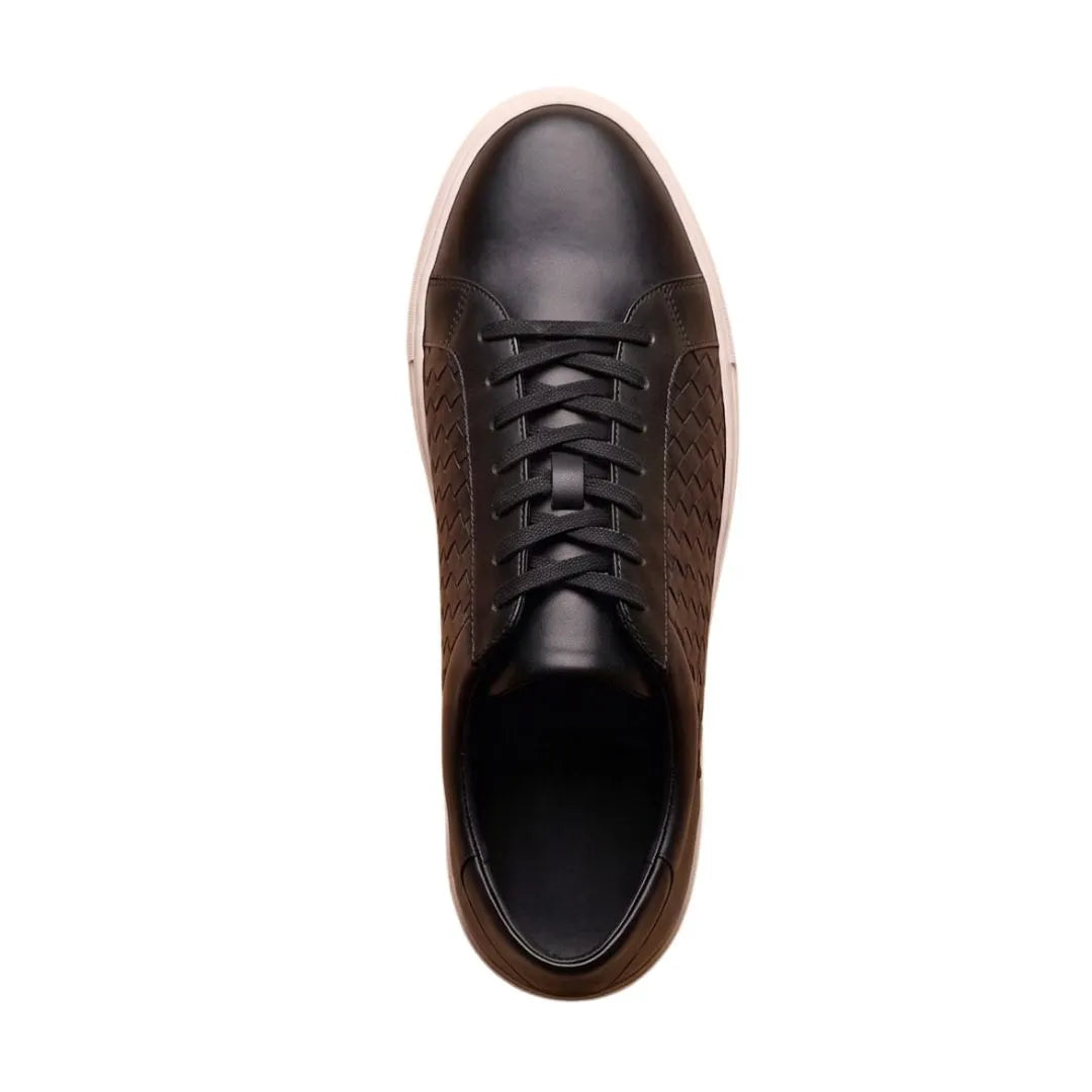 Morgano Grain Court Sneaker for Men - Leather Court Sneakers