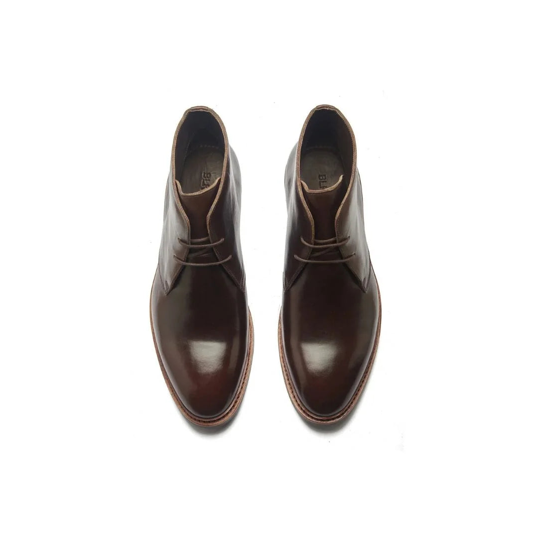 Mokokchung Polished Natural-Welt Chukka Boot for Men - Leather Chukka Boots