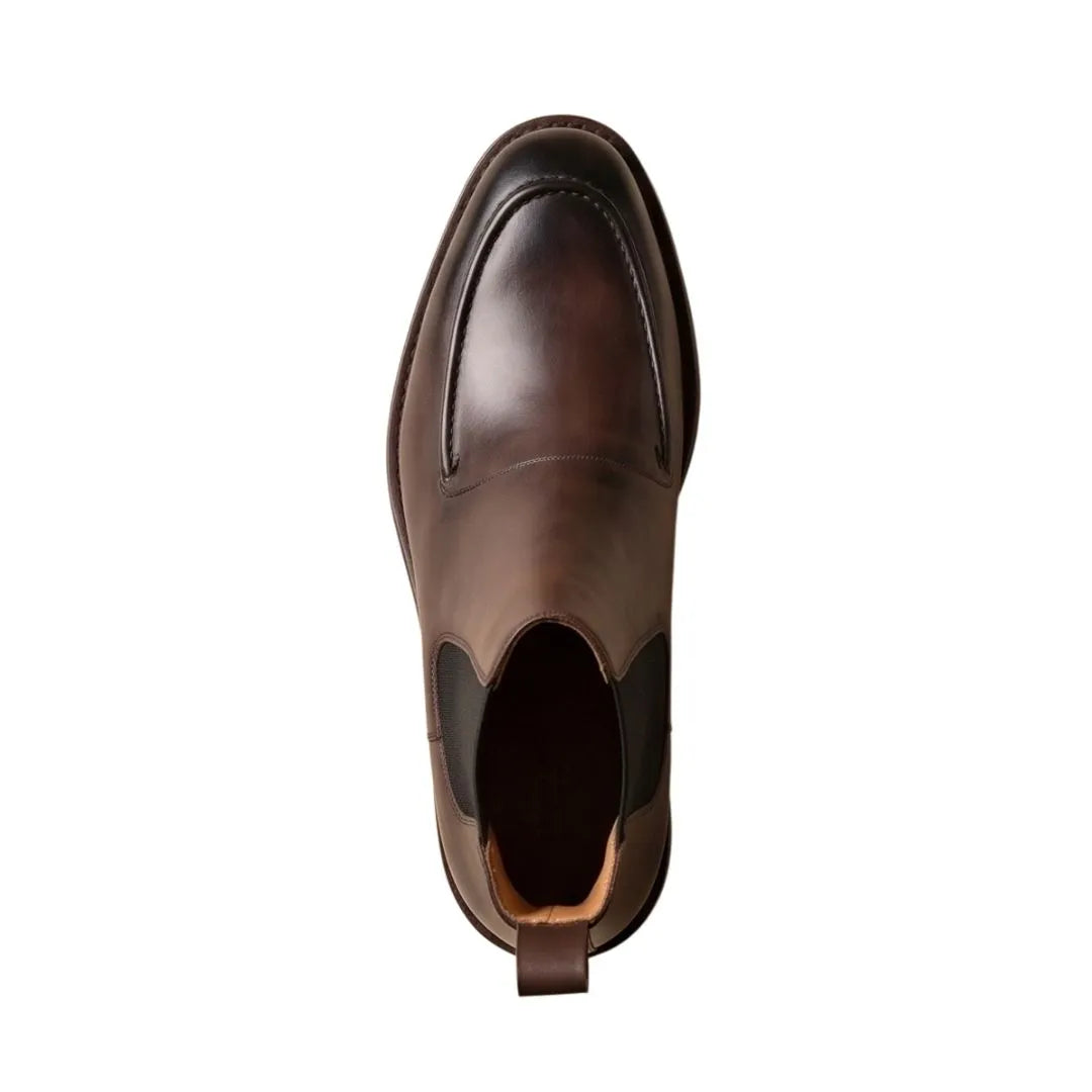 Maser Burnished Apron Chelsea Chelsea Boot for Men - Leather Chelsea Boots