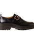 Monastier Lug-Sole Monk Single Monk for Men - Chunky Monk Strap Shoes