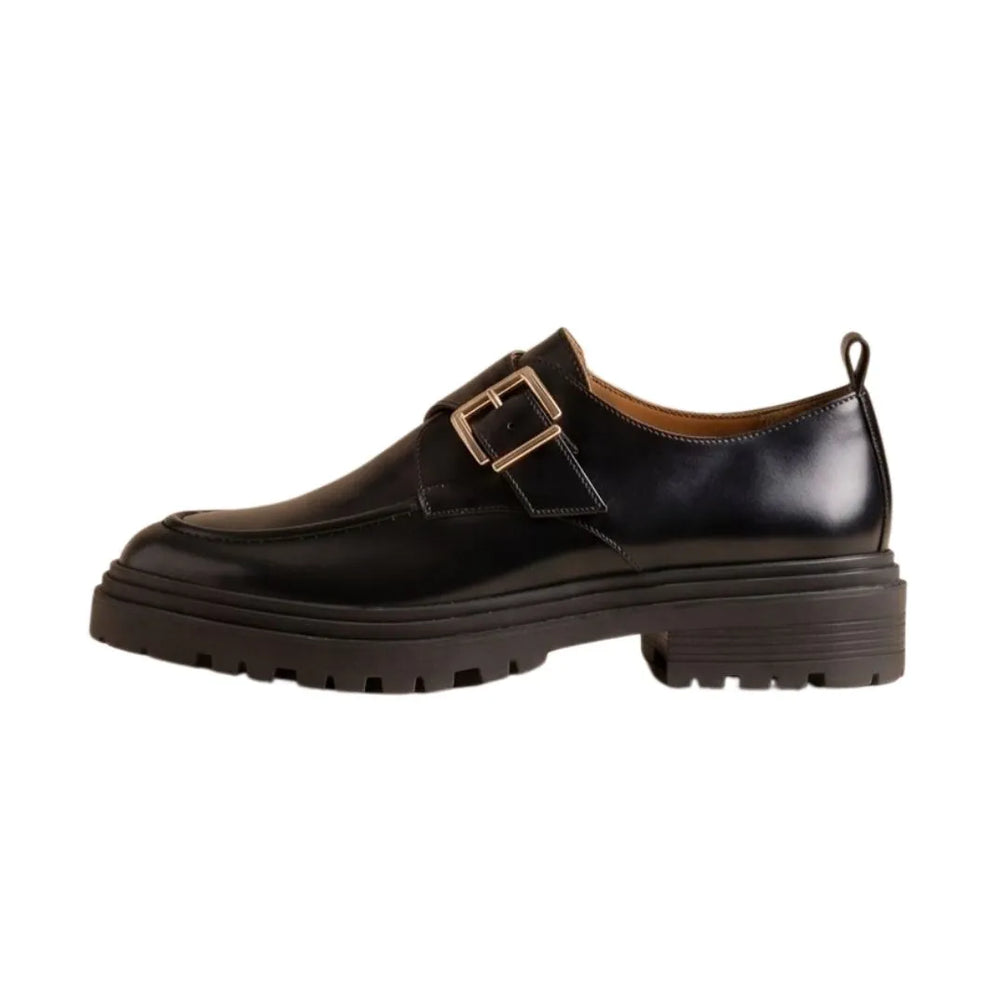 Monastier Lug-Sole Monk Single Monk for Men - Chunky Monk Strap Shoes