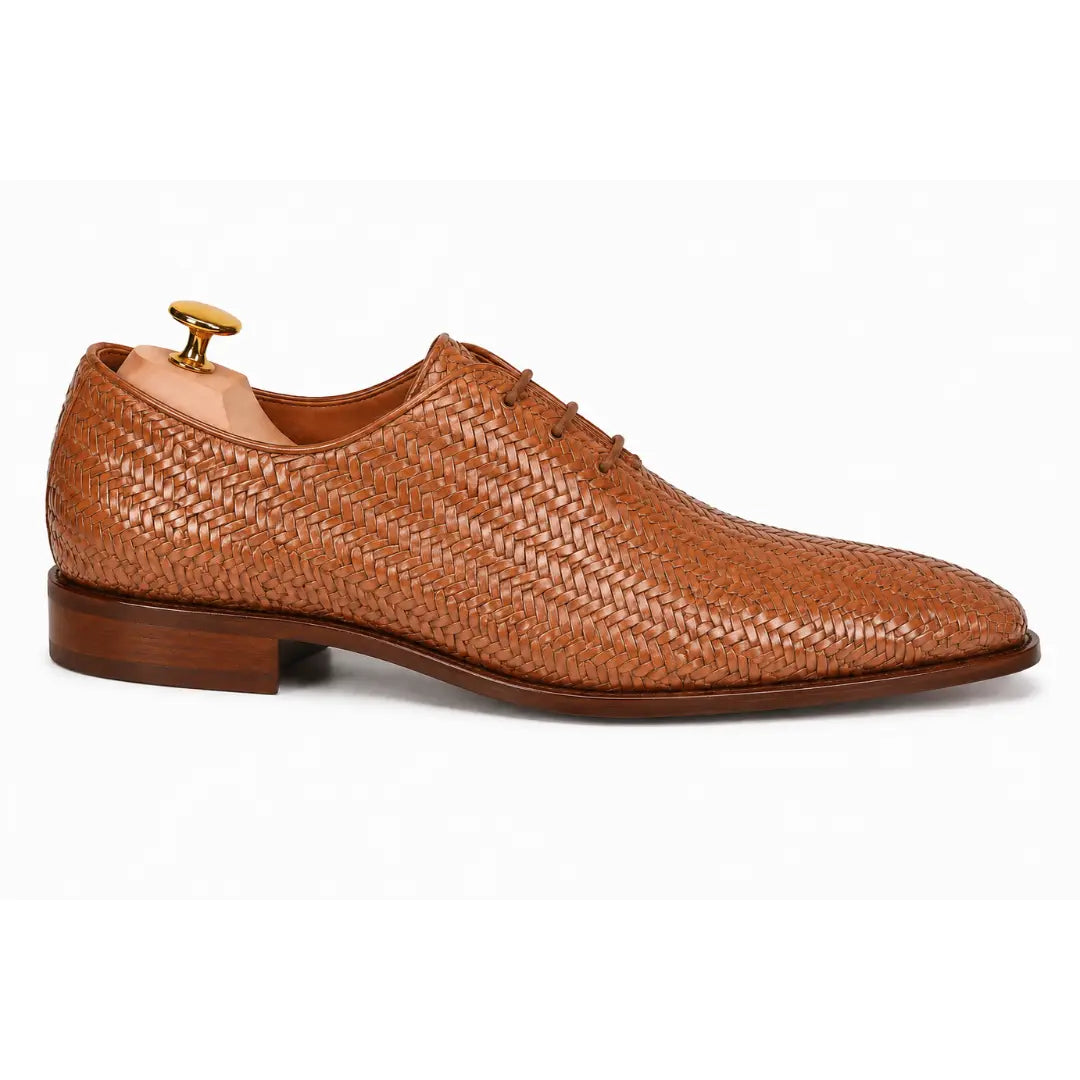 Morrigan Full-Woven Oxford // Mahogany Burgundy