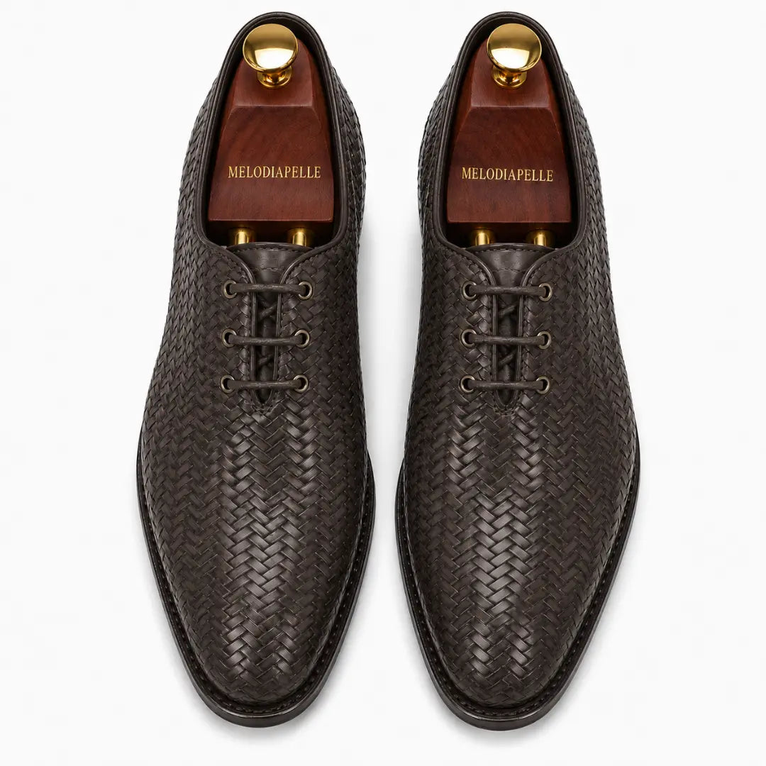 Morrigan Full-Woven Oxford // Mahogany Burgundy