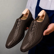 Morrigan Full-Woven Oxford // Mahogany Burgundy