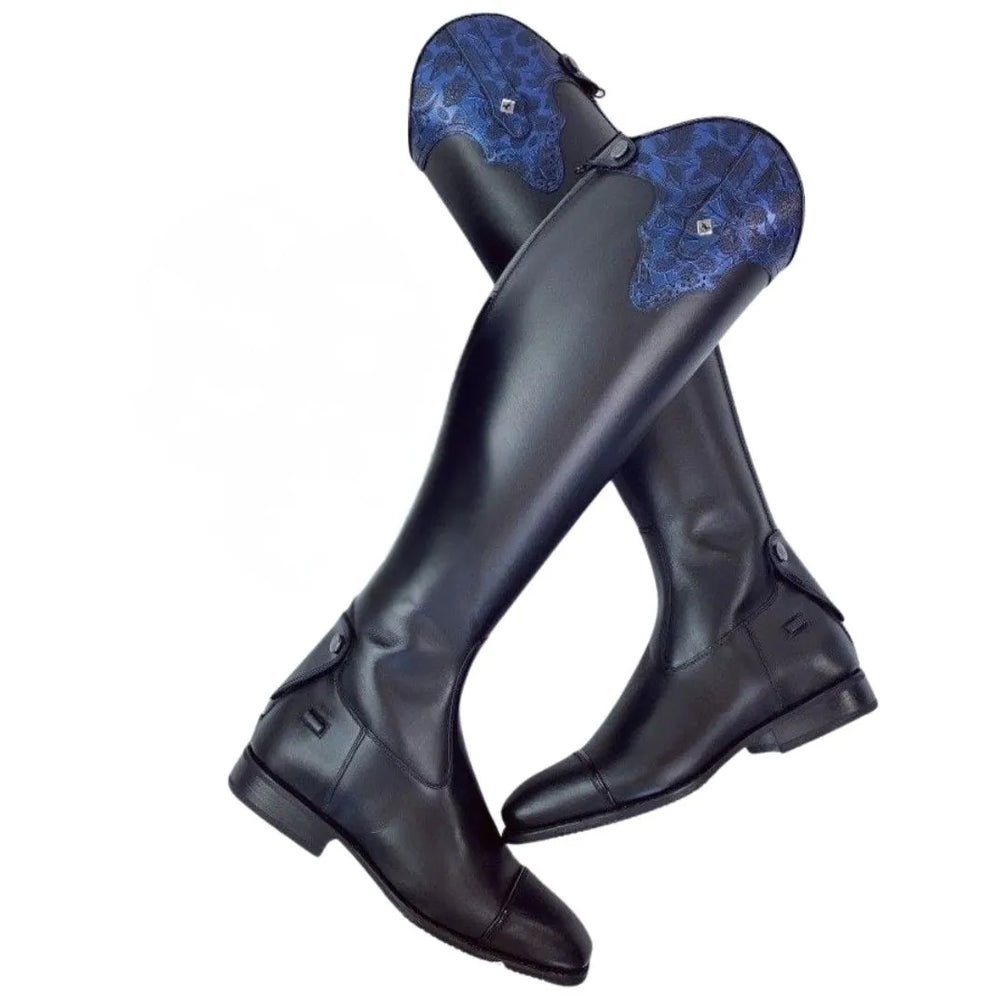 Montemolin Print-Top Dress Dress Riding Boot for Men - Leather Dressage Boots
