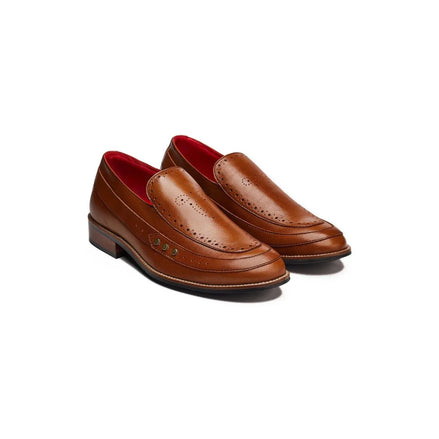 Moixent Medallion Apron Slip-On for Men - Formal Slip-On Shoes
