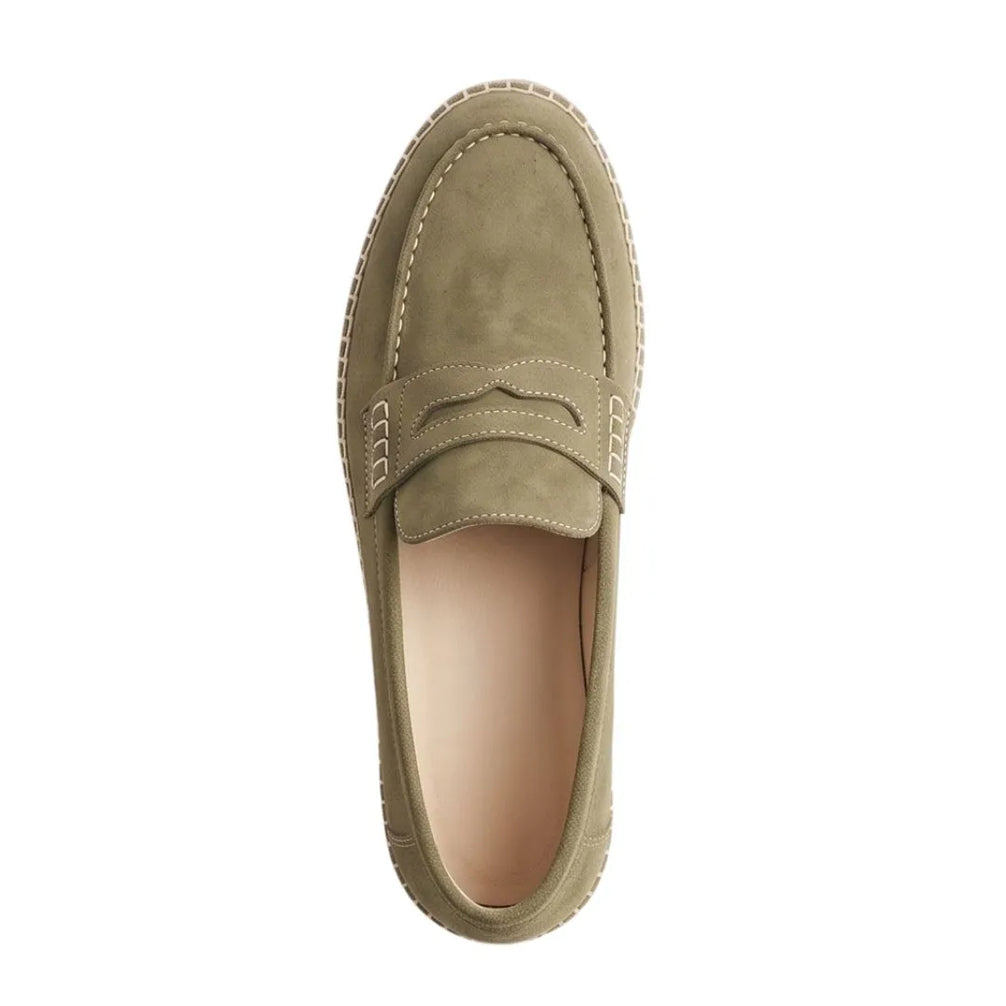 Meugliano Suede Penny Espadrille for Men - Suede Espadrille Loafers
