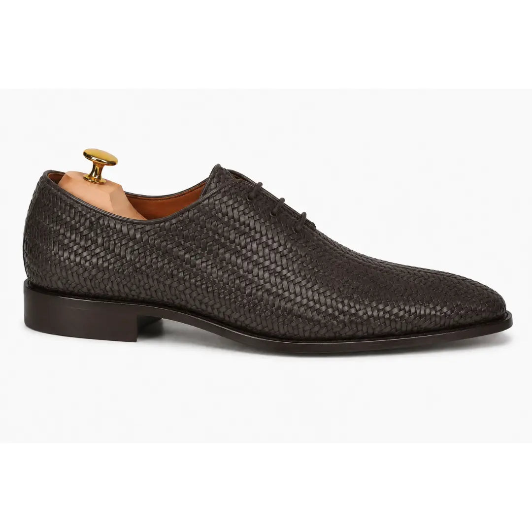 Morrigan Full-Woven Oxford // Mahogany Burgundy