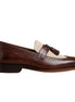 Martignacco Burnished Kiltie Tassel Loafer for Men - Fringed Tassel Loafers