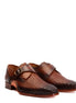 Mondovi Woven-Vamp Single Monk Strap for Men - Hand-Woven Leather Dress Shoes