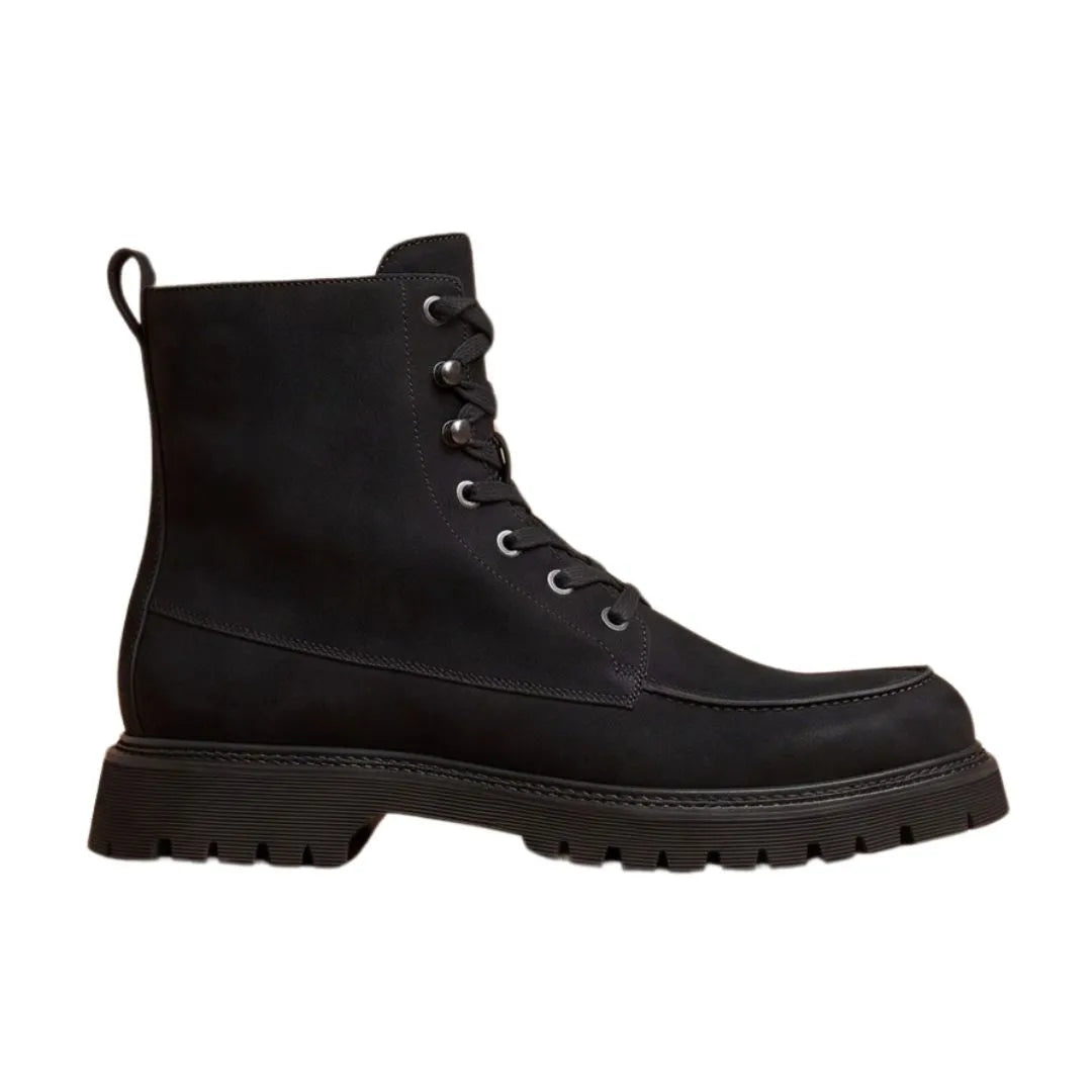 Moruzzo Suede Lug Lace-Up Lace-Up Boot for Men - Chunky Suede Boots
