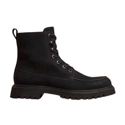Moruzzo Suede Lug Lace-Up Lace-Up Boot for Men - Chunky Suede Boots