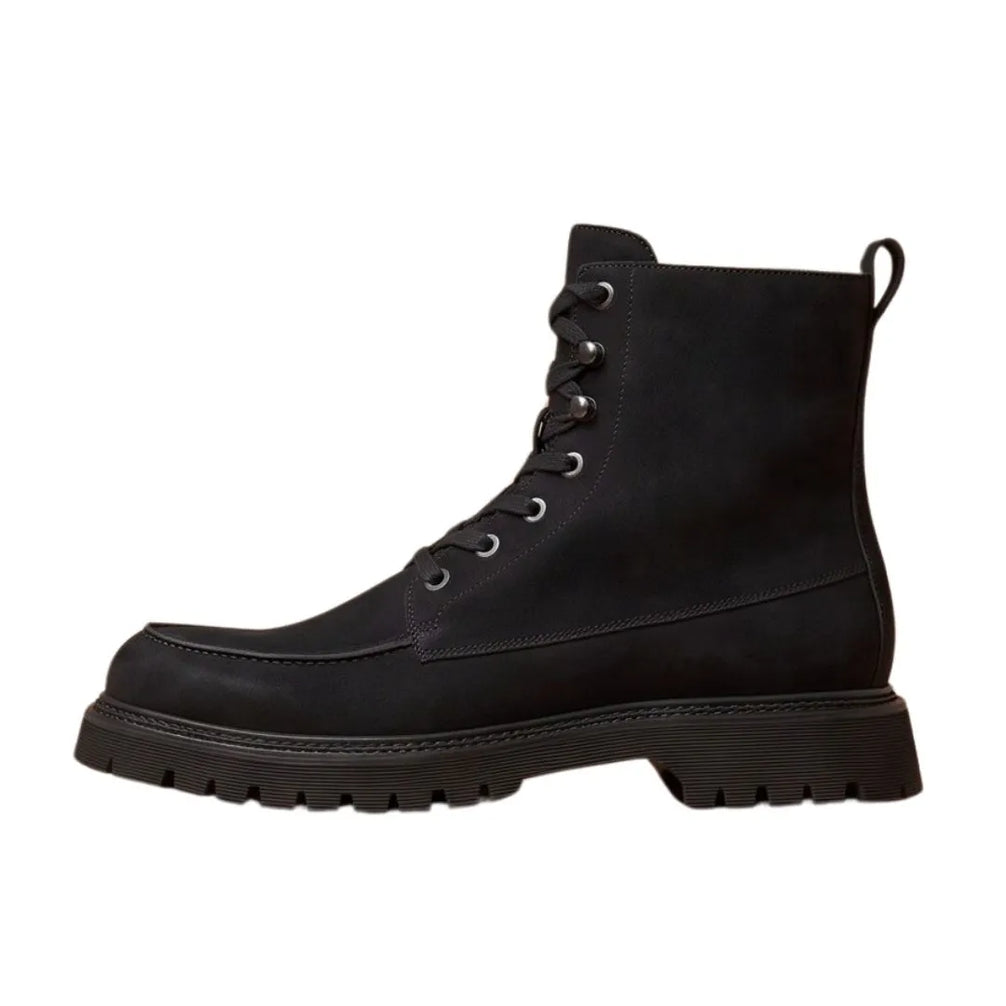 Moruzzo Suede Lug Lace-Up Lace-Up Boot for Men - Chunky Suede Boots
