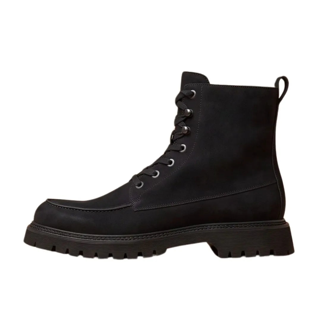 Moruzzo Suede Lug Lace-Up Lace-Up Boot for Men - Chunky Suede Boots
