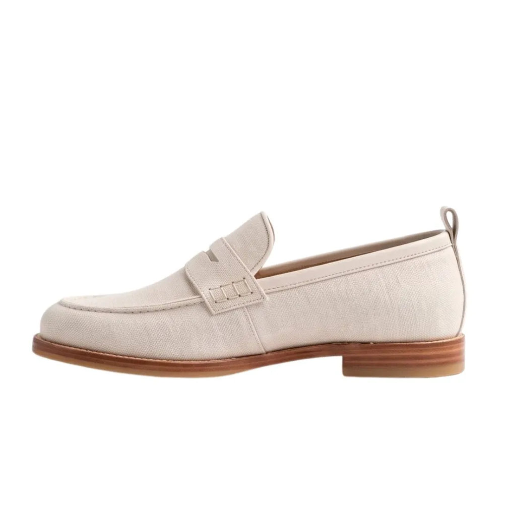 Moncenisio Linen Penny Penny Loafer for Men - Summer Penny Loafers