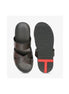 Moscenicka Cross-Band Slide for Men - Leather Cross-Strap Slides