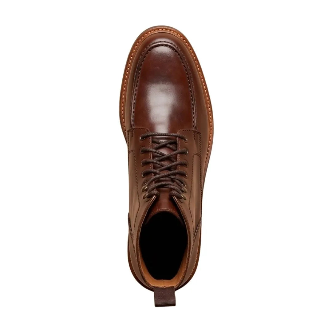 Moraro Burnished Derby Boot Lace-Up Boot for Men - Leather Lace-Up Boots