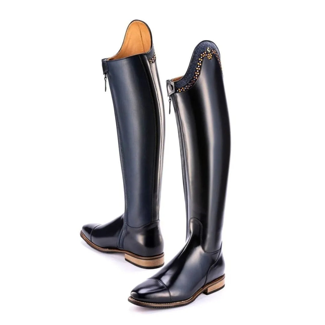 Maqueda Crystal-Trim Dress Dress Riding Boot for Men - Tall Leather Dressage Boots
