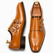 Montecito Double Monk Strap Shoes for Men - Goodyear Welted Full-Grain Leather
