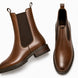 Montrose Patina Chelsea Boot for Men - Lug-Sole Leather Ankle Boots
