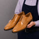 Mortlach Studded Apron Derby for Men - Goodyear Welted Leather Formal Shoes