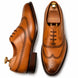 Mossverde Hand-Patina Wingtip Brogue Oxford for Men - Goodyear Welted Leather Shoes