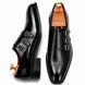 Montecito Double Monk Strap Shoes for Men - Goodyear Welted Full-Grain Leather