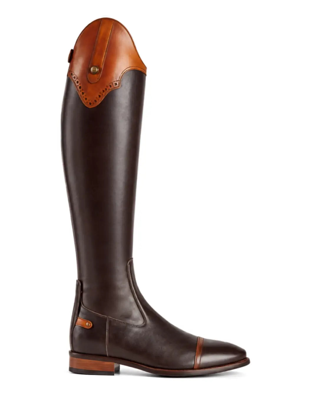 Córdoba Men's Two-Tone Polo & Horse Riding Boots – Brown & Tan Spanish-Top Leather Boots