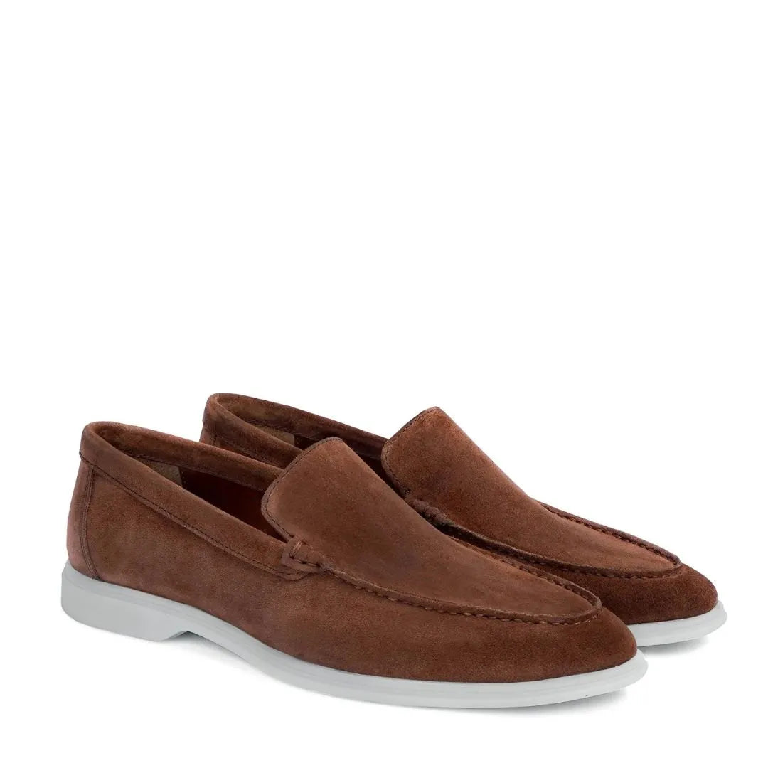 Martorelles Suede Venetian Slip-On Loafer for Men - Soft Suede Slip-On Loafers