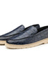 Melicucco Croc Venetian Loafer for Men - Croc-Embossed Slip-On Loafers