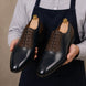 Montserrat Two-Tone Saddle Oxford for Men - Goodyear Welted Spectator Dress Shoes