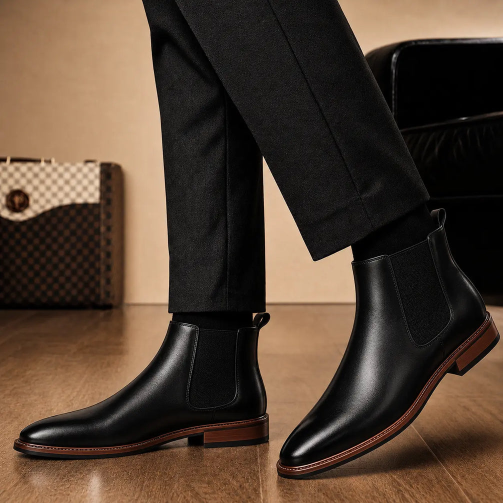 Mirage Chelsea Boot for Men - Goodyear Welted Full-Grain Leather Boots